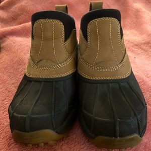 LL Bean pull on duck boot
